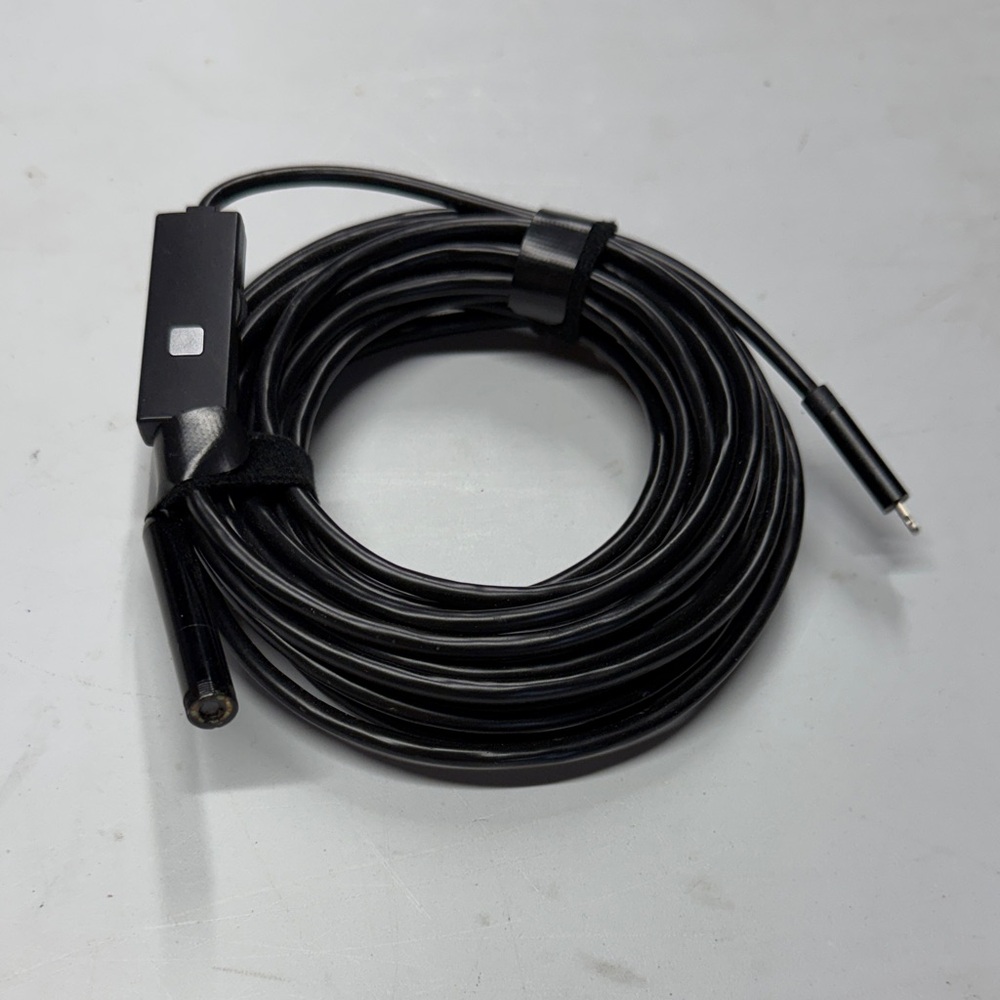 Borescope with iPhone connector